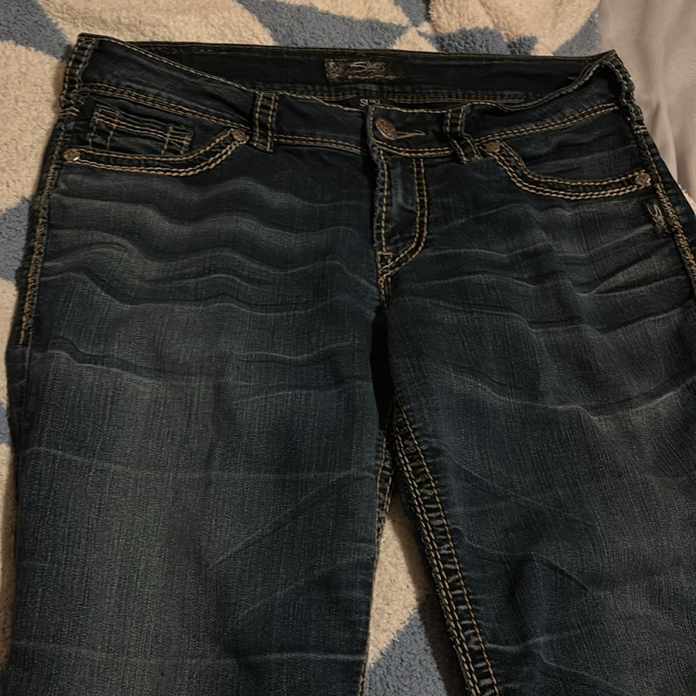 Silver Jeans Blue Straight Leg Classic Denim